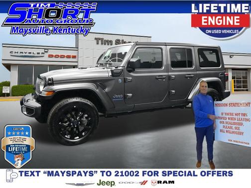 Granite Crystal Metallic Clearcoat 2025 Jeep Wrangler 4xe Sahara
