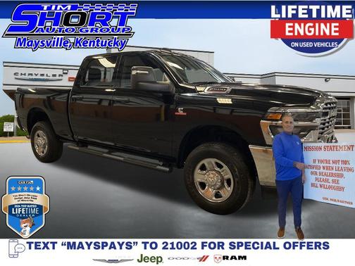 Diamond Black Crystal Pearlcoat 2025 RAM 2500 Tradesman Crew Cab 4x4 6'4' Box