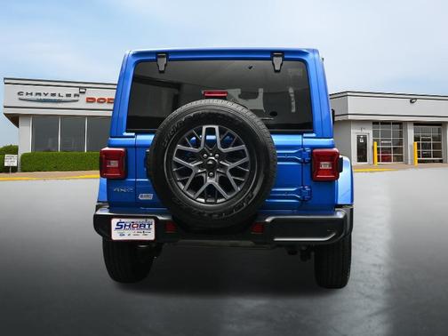 Hydro Blue Pearl Coat 2023 Jeep Wrangler Sahara 4xe