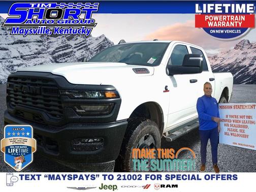 Bright White Clearcoat 2026 RAM 2500 Tradesman
