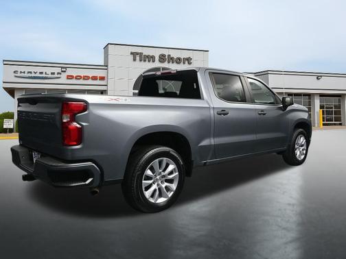 Satin Steel Metallic 2021 Chevrolet Silverado 1500 Custom