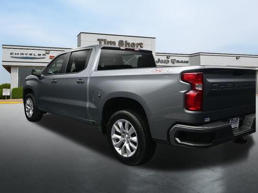 Satin Steel Metallic 2021 Chevrolet Silverado 1500 Custom