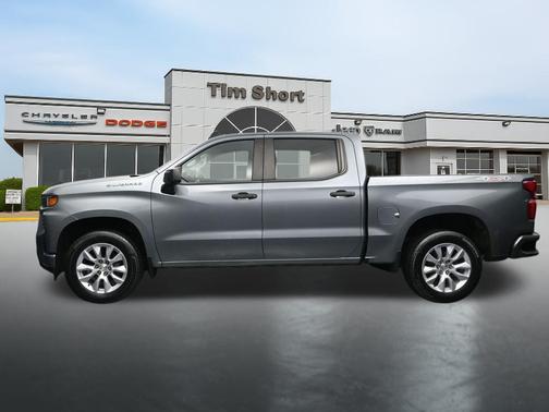 Satin Steel Metallic 2021 Chevrolet Silverado 1500 Custom