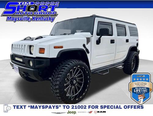 White 2003 Hummer H2 Base