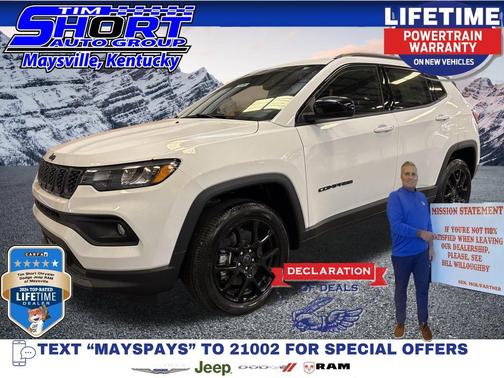 Bright White Clearcoat 2026 Jeep Compass Latitude