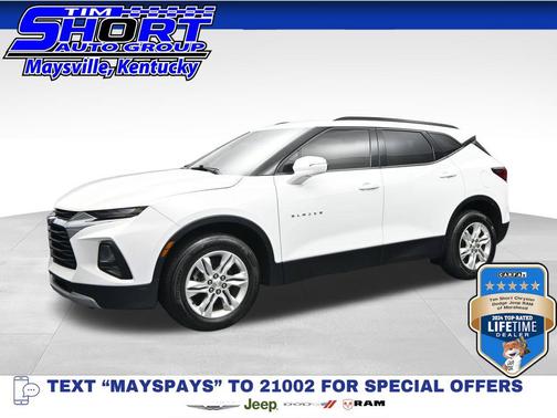 Summit White 2021 Chevrolet Blazer 3LT