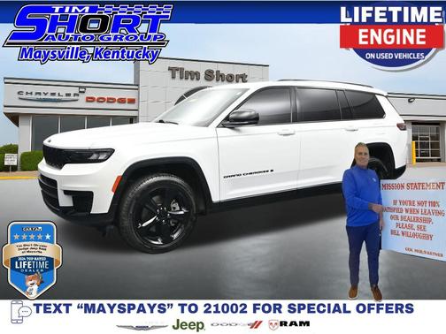 Bright White Clearcoat 2023 Jeep Grand Cherokee L Altitude