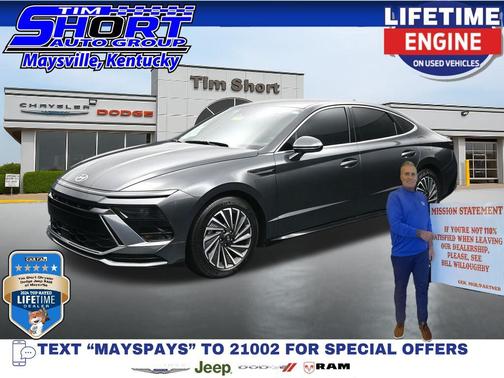 Portofino Gray 2025 Hyundai SONATA Hybrid SE