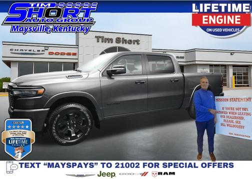 Granite Crystal Metallic Clearcoat 2025 RAM 1500 Big Horn/Lone Star