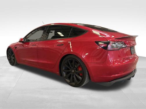 Red Multi-Coat 2020 Tesla Model 3 Performance