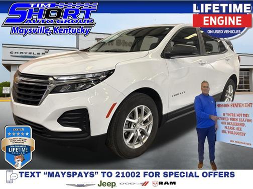 Summit White 2022 Chevrolet Equinox LS