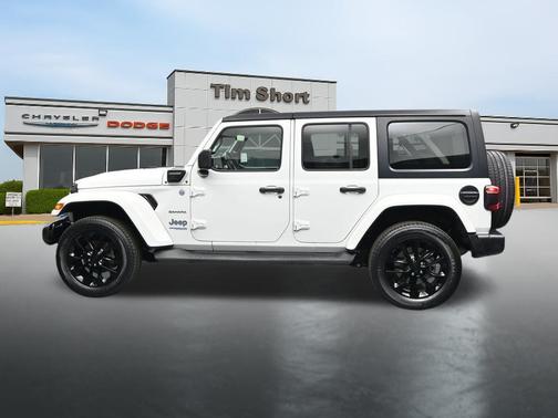 Bright White Clearcoat 2022 Jeep Wrangler Unlimited 4xe Sahara