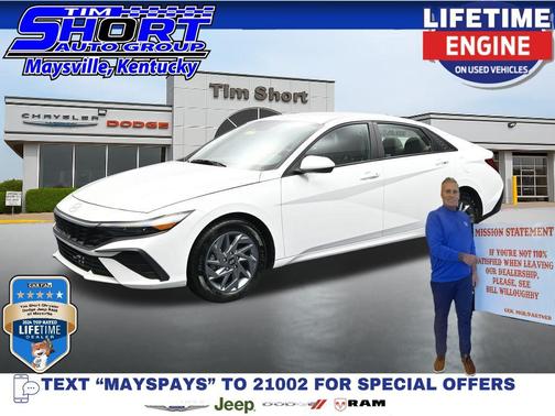 Serenity White 2024 Hyundai ELANTRA SEL