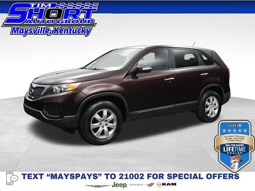 Dark Cherry 2011 Kia Sorento LX