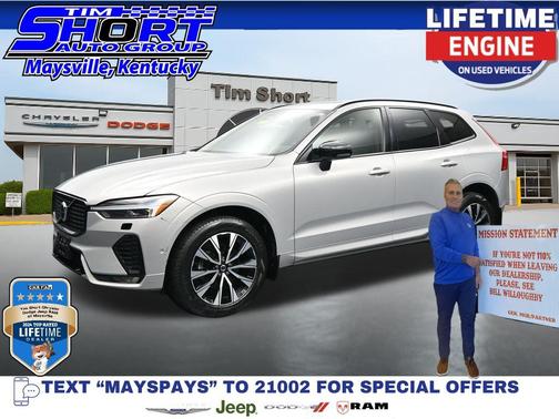 Silver Dawn Metallic 2023 Volvo XC60 B5 Plus Dark Theme