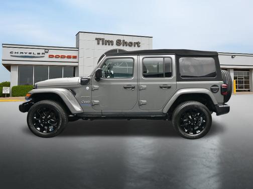 Sting-Gray Clearcoat 2023 Jeep Wrangler 4xe Sahara