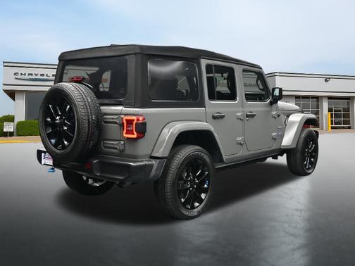 Sting-Gray Clearcoat 2023 Jeep Wrangler 4xe Sahara