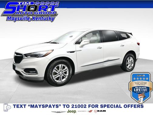 White Frost Tricoat 2018 Buick Enclave Essence