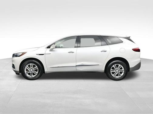 White Frost Tricoat 2018 Buick Enclave Essence