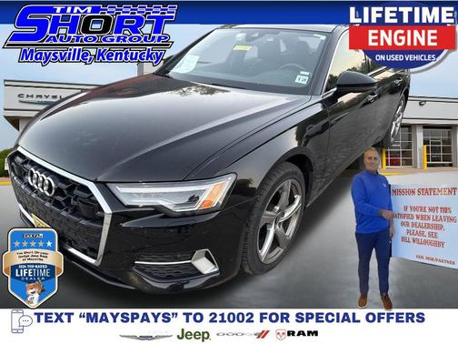 Black 2024 Audi A6 45 Premium Plus