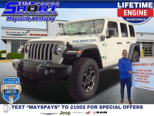 Bright White Clearcoat 2022 Jeep Wrangler Unlimited 4xe Rubicon