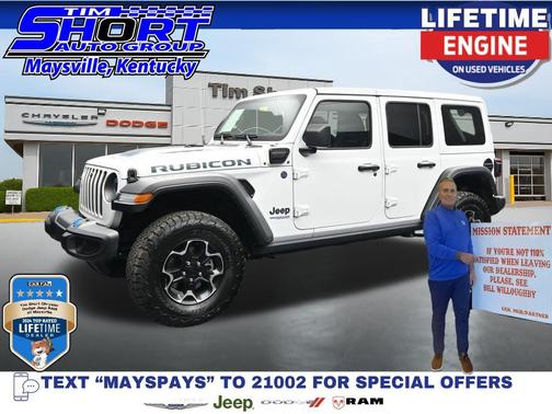 Bright White Clearcoat 2022 Jeep Wrangler Unlimited 4xe Rubicon