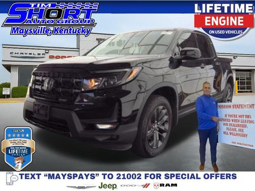 Crystal Black Pearl 2024 Honda Ridgeline Sport