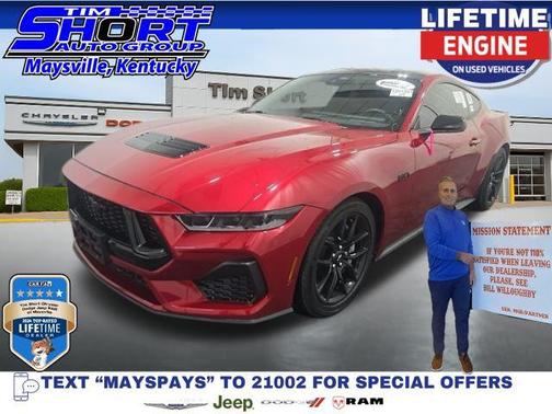 Rapid Red Metallic Tinted Clearcoat 2024 Ford Mustang GT Premium