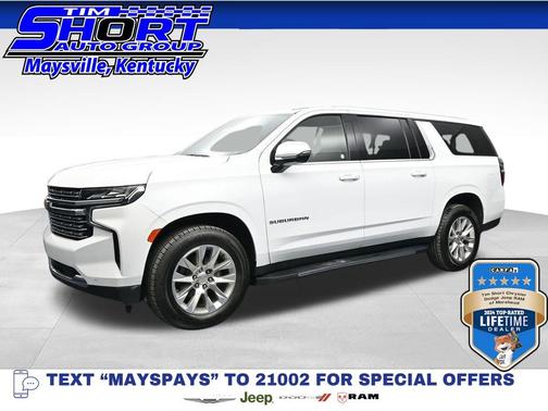 Summit White 2023 Chevrolet Suburban Premier
