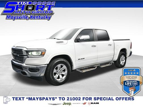 Ivory White Tri-Coat Pearlcoat 2019 RAM 1500 Laramie