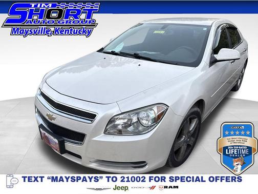 White Diamond Tricoat 2012 Chevrolet Malibu 1LT