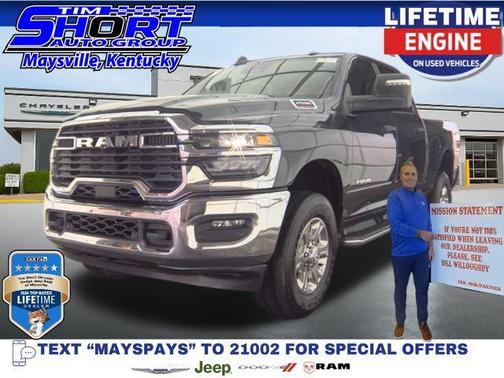 Forged Blue Metallic 2026 RAM 2500 Big Horn Crew Cab 4x4 6'4' Box
