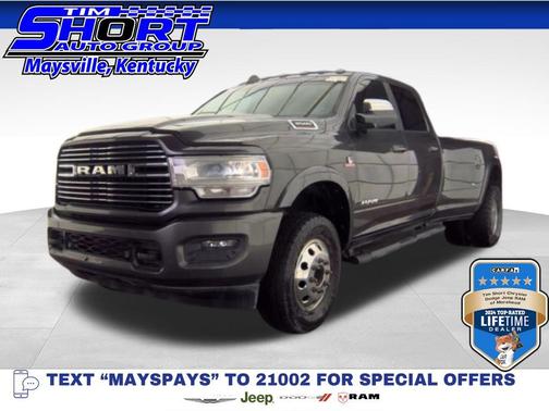 Granite Crystal Metallic Clearcoat 2019 RAM 3500 Laramie Crew Cab 4x4 8' Box
