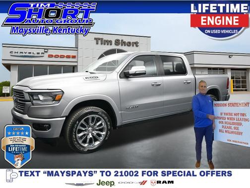 Billet Silver Metallic Clearcoat 2022 RAM 1500 Laramie