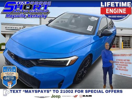 Boost Blue Pearl 2025 Honda Civic Sport