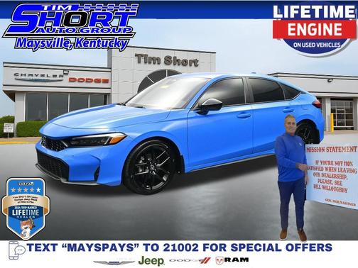 Boost Blue Pearl 2025 Honda Civic Sport