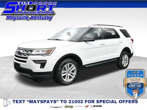 Oxford White 2018 Ford Explorer XLT