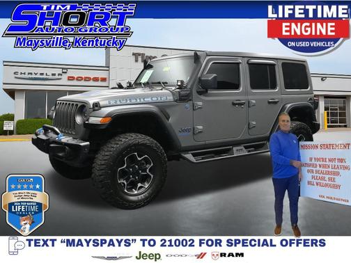 Sting-Gray Clearcoat 2023 Jeep Wrangler 4xe Rubicon