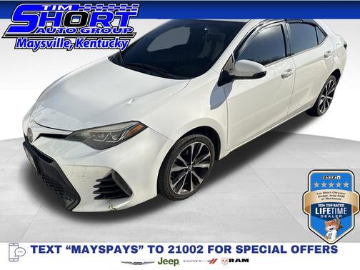 Super White 2017 Toyota Corolla SE