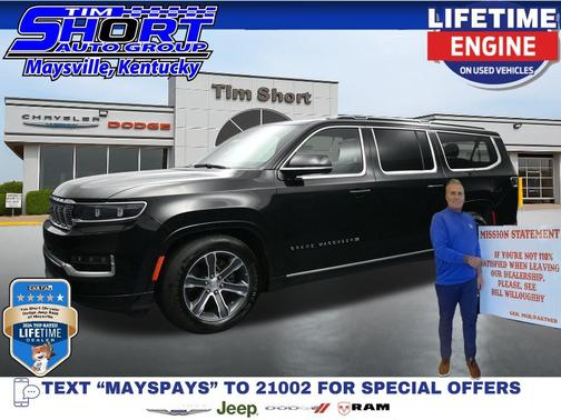 Diamond Black Crystal Pearlcoat 2024 Jeep Grand Wagoneer L 4x4