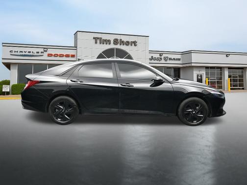 Onyx Black 2023 Hyundai ELANTRA HEV Blue
