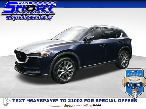 Deep Crystal Blue Mica 2021 Mazda CX-5 Signature