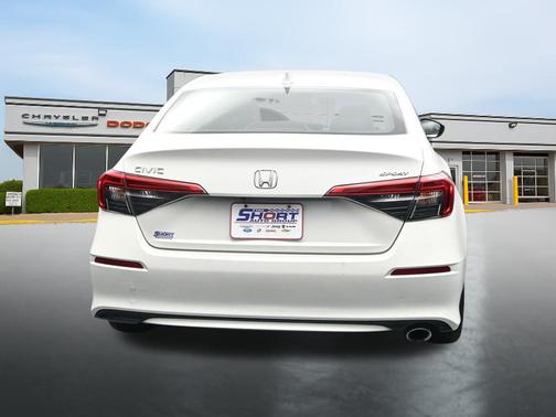 Platinum White Pearl 2024 Honda Civic Sport