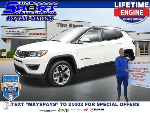 White Clearcoat 2020 Jeep Compass Limited