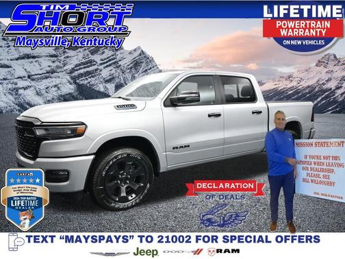 Silver Zynith 2026 RAM 1500 Big Horn/Lone Star