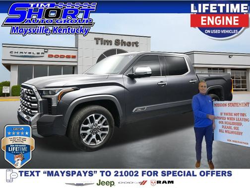 Magnetic Gray Metallic 2023 Toyota Tundra 1794 Edition