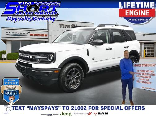 Oxford White 2022 Ford Bronco Sport Big Bend