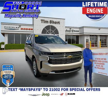 Empire Beige Metallic 2021 Chevrolet Tahoe Premier