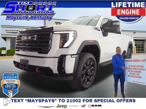 Summit White 2025 GMC Sierra 2500 AT4