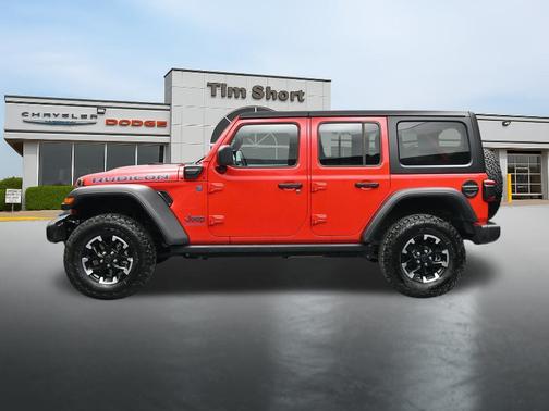 Firecracker Red Clearcoat 2025 Jeep Wrangler 4xe Rubicon